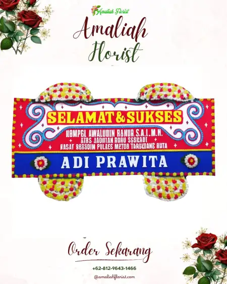 Papan Bunga Ucapan Selamat Gumeng