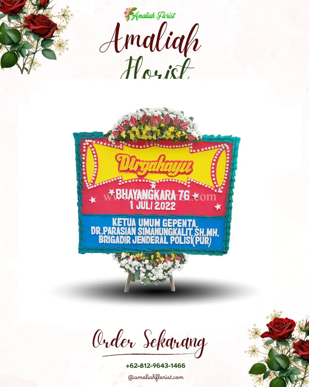 Papan Bunga HUT Ulang Tahun Gumeng